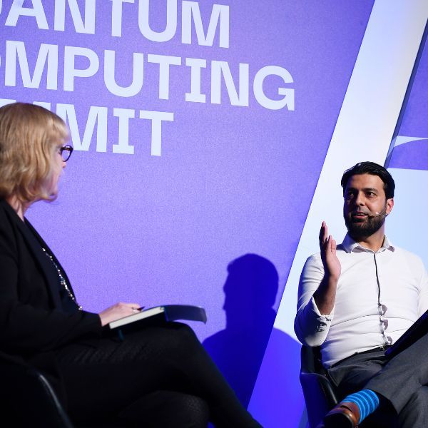 Berenice Baker onstage at the Quantum Computing Summit London 2022